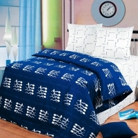 Постельное белье "Претенденты" (1,5 спальный КПБ, soft cotton, наволочки 70х70) артикул 6726a.